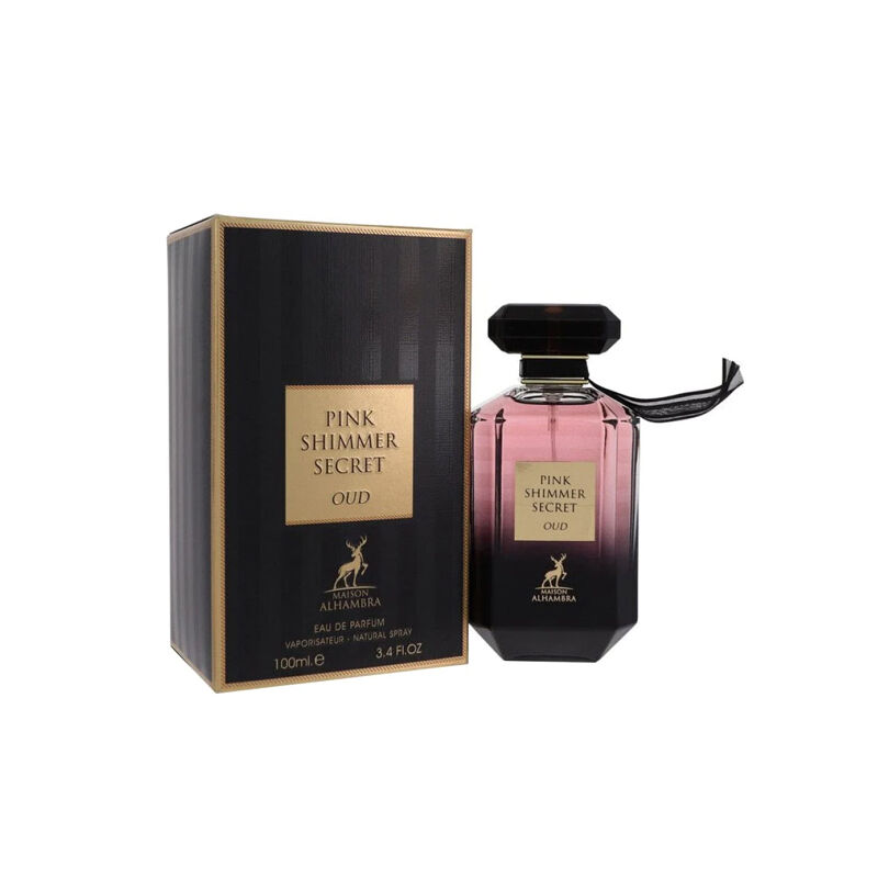 AL HAMBRA PINK SHIMMER SECRET OUD 100ML / 3.38 OZ EDP SPRAY