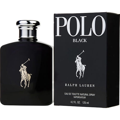 RALPH LAUREN POLO BLACK MEN 125ML / 4.22 OZ EDT SPRAY*