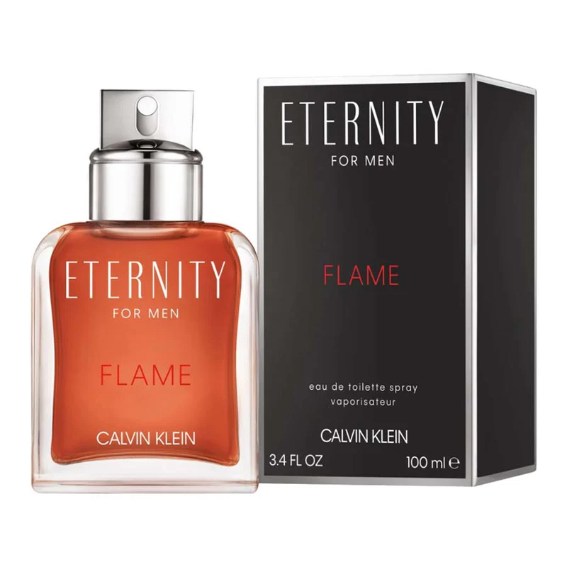 CK ETERNITY FLAME MEN 100ML / 3.38 OZ EDT SPRAY