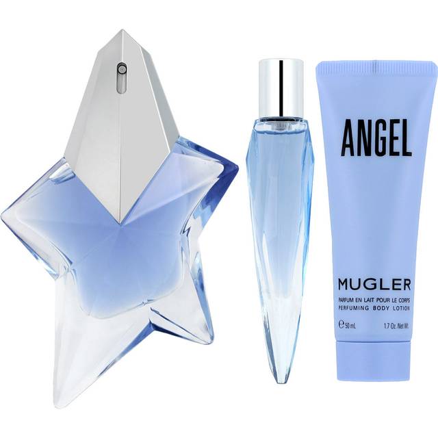 THEIRRY MUGLER ANGEL WOMEN 3 PSC GIFT SET WITH 50ML / 1.69 OZ EDP + 50ML / 1.69 OZ BL + 10ML / 0.33 OZ MINI