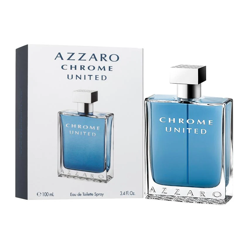 AZZARO CHROME UNITED MEN 100ML / 3.38 OZ EDT SPRAY