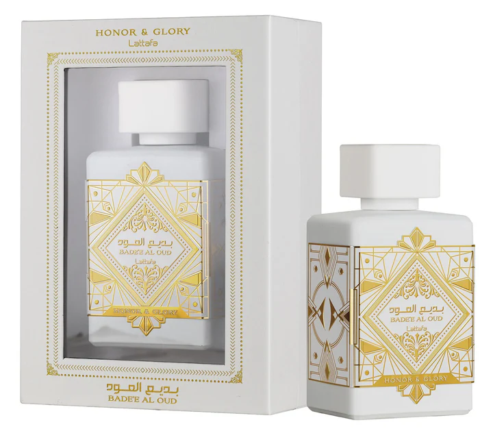 LATTAFA BADEE AL OUD HONOR AND GLORY WHITE 100ML / 3.38 OZ EDP SPRAY