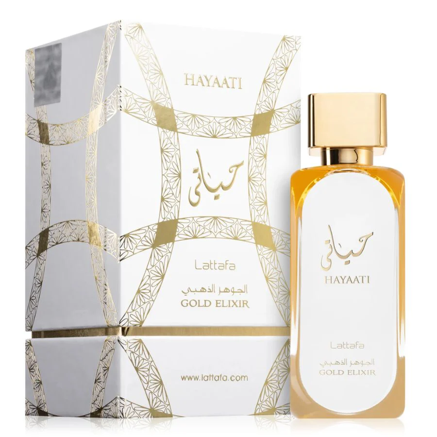 LATTAFA HAYAATI GOLD ELIXIR UNISEX 100ML / 3.38 OZ EDP SPRAY