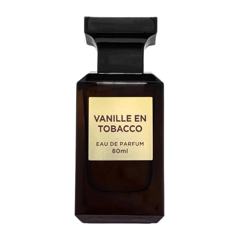 Fragrance World Vanille En Tobacco EDP Perfume 80ML / 2.70 Oz