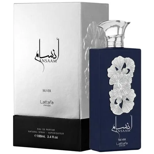 LATTAFA ANSAAM SILVER MEN 100ML / 3.38 OZ EDP