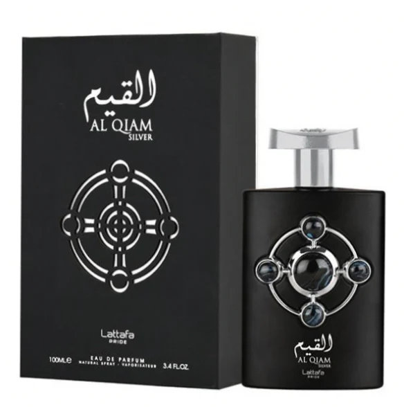 LATTAFA PRIDE AL QIAM SILVER MEN 100ML / 3.38 OZ EDP SPRAY