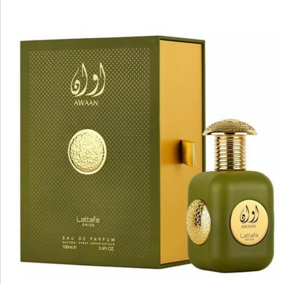 LATTAFA AWAAN GOLD UNISEX 100ML / 3.38 OZ EDP SPRAY