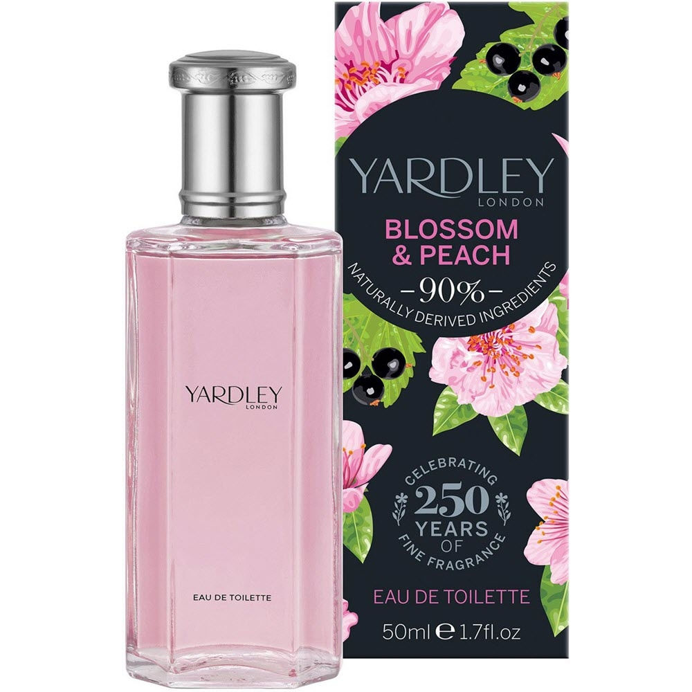 YARDLEY CHERRY BLOSSOM & PEACH WOMEN 125ML / 4.22 OZ EDT SPRAY