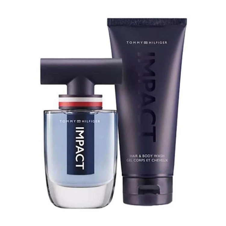 TOMMY HILFIGER IMPACT MEN 2 PCS SET WITH 100ML / 3.38 OZ 
EDT + 4ML TRAVEL SPRAY