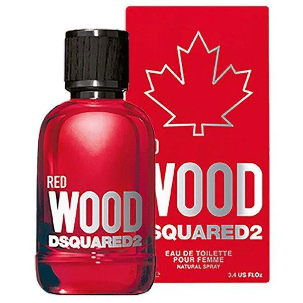 DSQUARED2 RED WOOD POUR FEMME 3PSC GIFT SET WITH 50ML / 1.69 OZ EDT + 50ML / 1.69 OZ BL + 50ML / 1.69 OZ SG