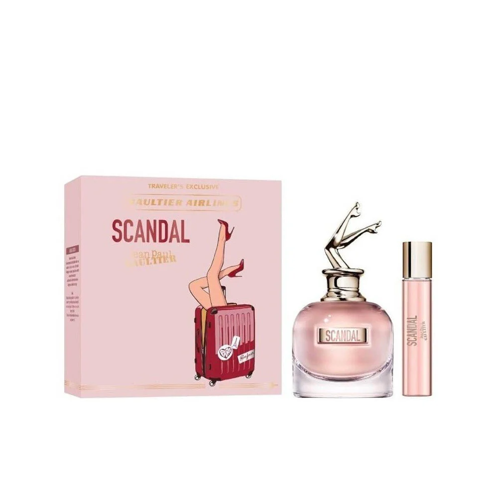 JEAN PAUL GAULTIER SCANDAL WOMEN 3 PSC. GIFT SET WITH 80ML / 2.70 OZ EDP +75 BL+MG10