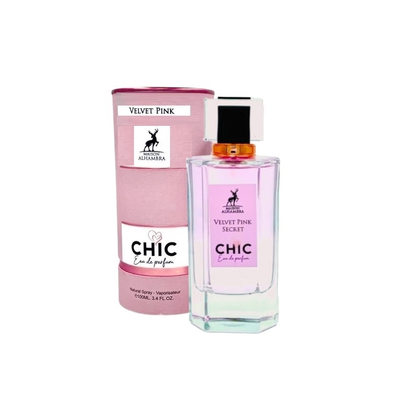 AL HAMBRA CHIC VELVET PINK SECRET 100ML / 3.38 OZ EDP
SPRAY
